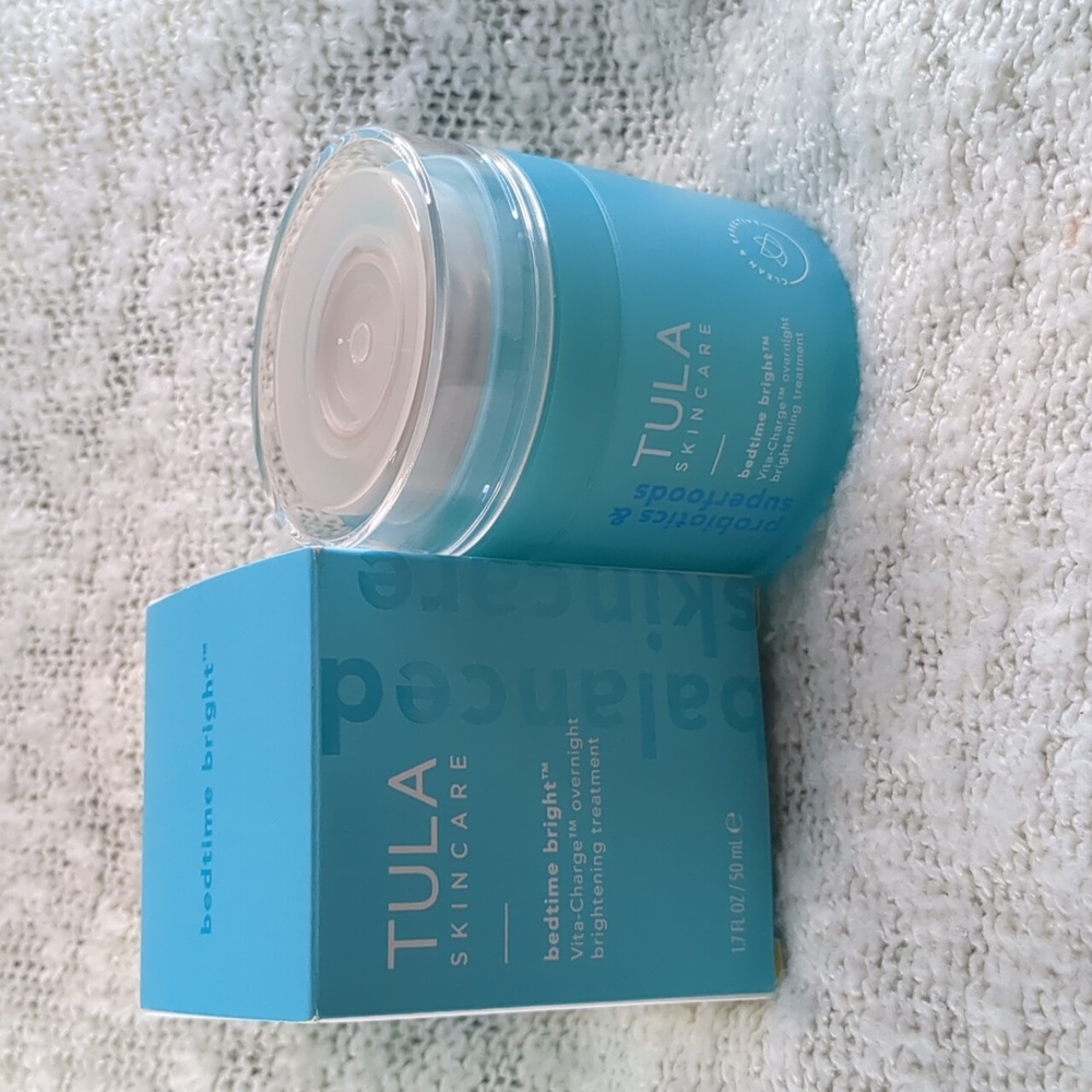 Tula bedtime bright Vita-Charge overnight brightening treatment, 50ml/1.7fl oz